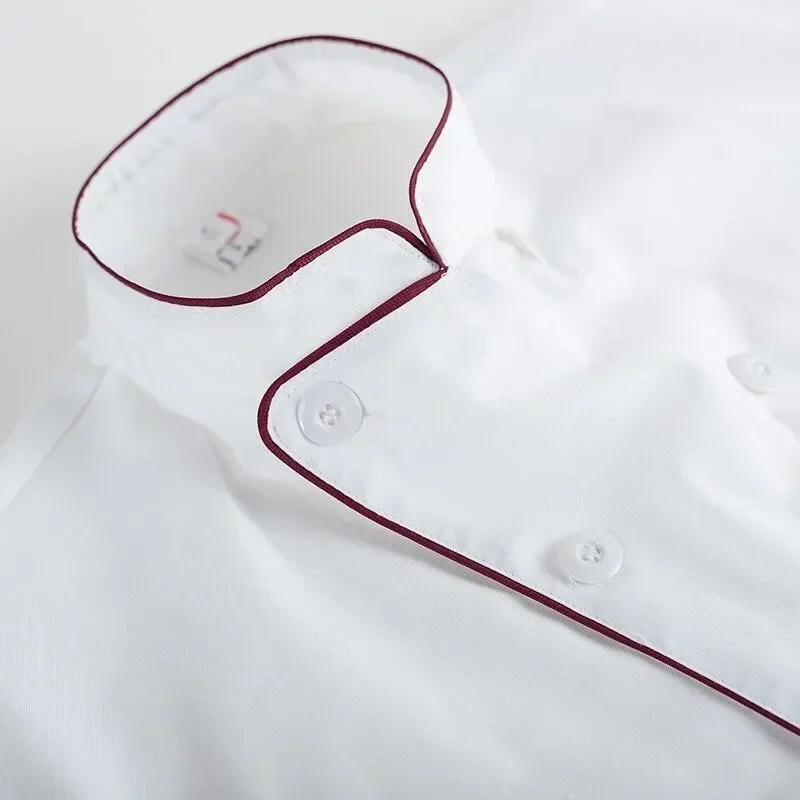 2025 outono e inverno roupas hotel restaurante chef uniforme de trabalho masculino e feminino manga comprida uniforme de trabalho volta conjunto de cozinha