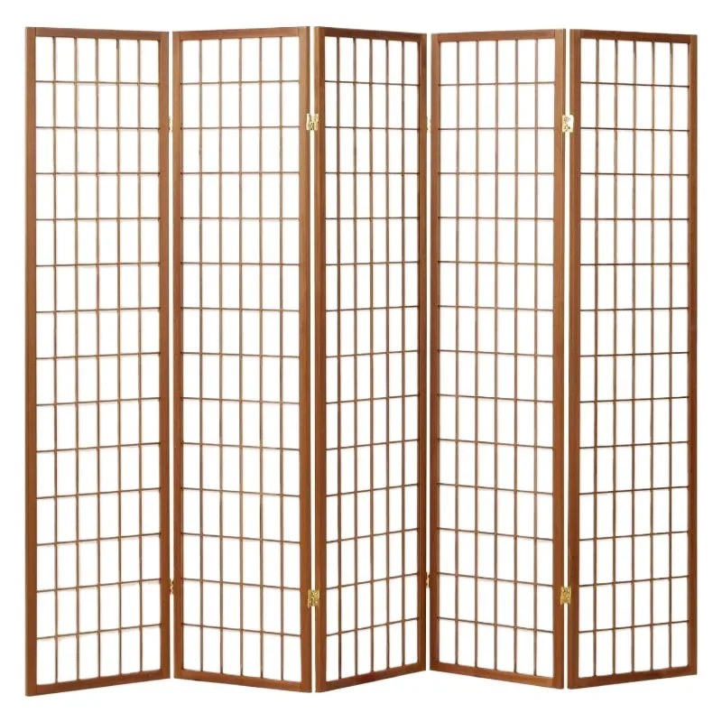 Handmade Bamboo Folding Screen Room Divider for Living Room Entrance Zen Tea House Portable Partition Wall Decor
