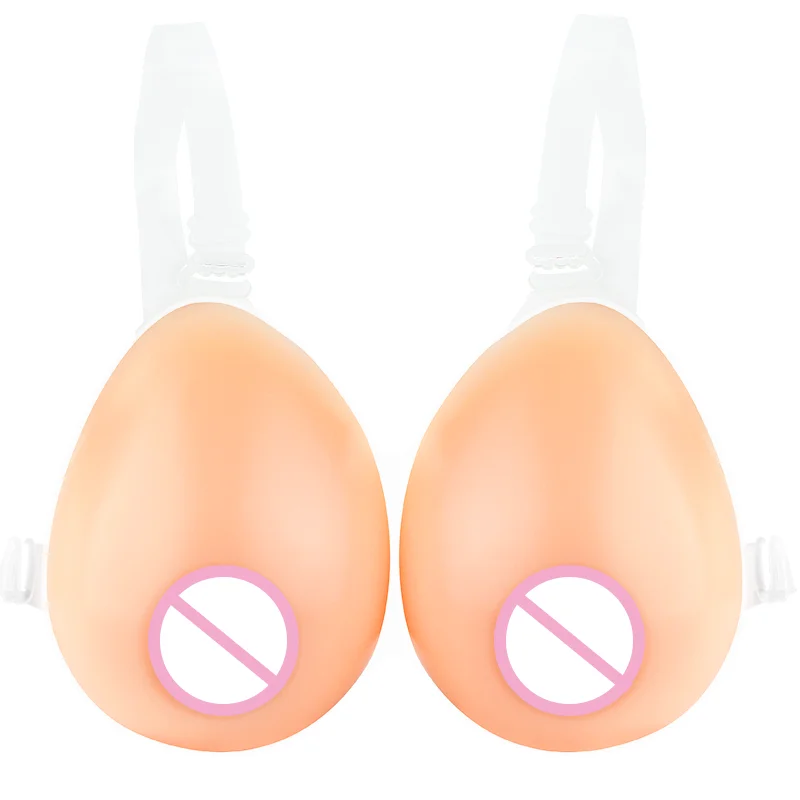 ONEFENG LTD Waterdrop Shape Soft Natural Artificial Breast Forms Fake Silicone Boobs for Crossdresser Drag Queen 500-1600g