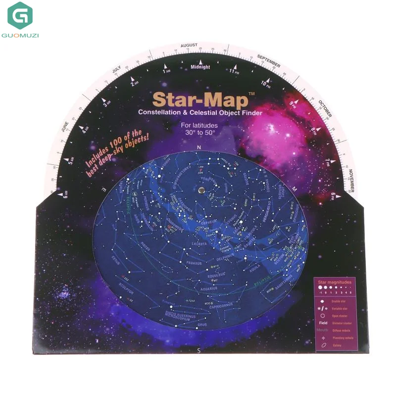 Star Chart 2024 Easy Interface Beginners Identify Star Planet Home School Science Night Learning Aid