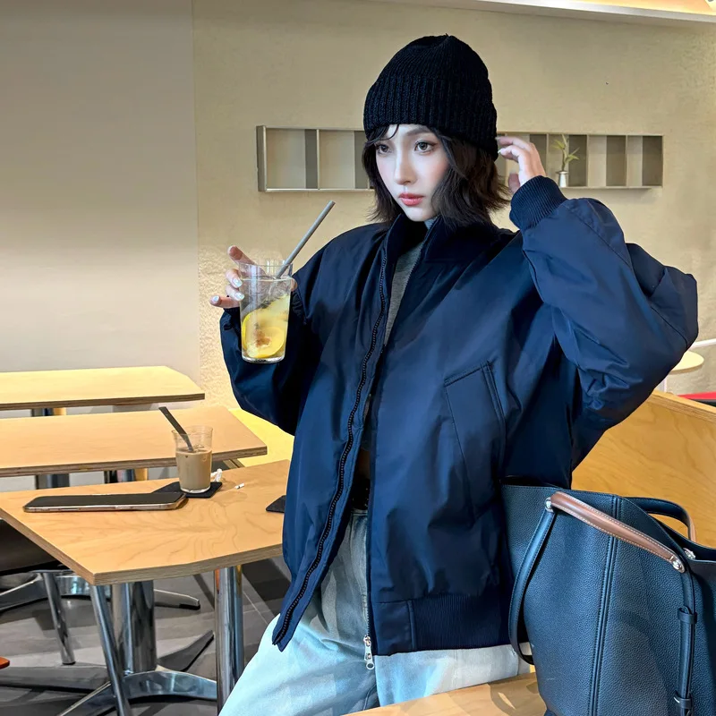 

Женские парки, удлиненные осенние, с подкладкой из полиэстера и хлопка, двухслойные, без пуговиц, потайные, с полной молнией, со складками, со вставками, обычные, 2025 г.