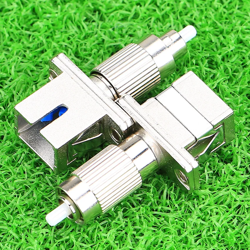 Single-mode FC male-SC female fiber jumper male and female optical power pen coupler flange conversion head