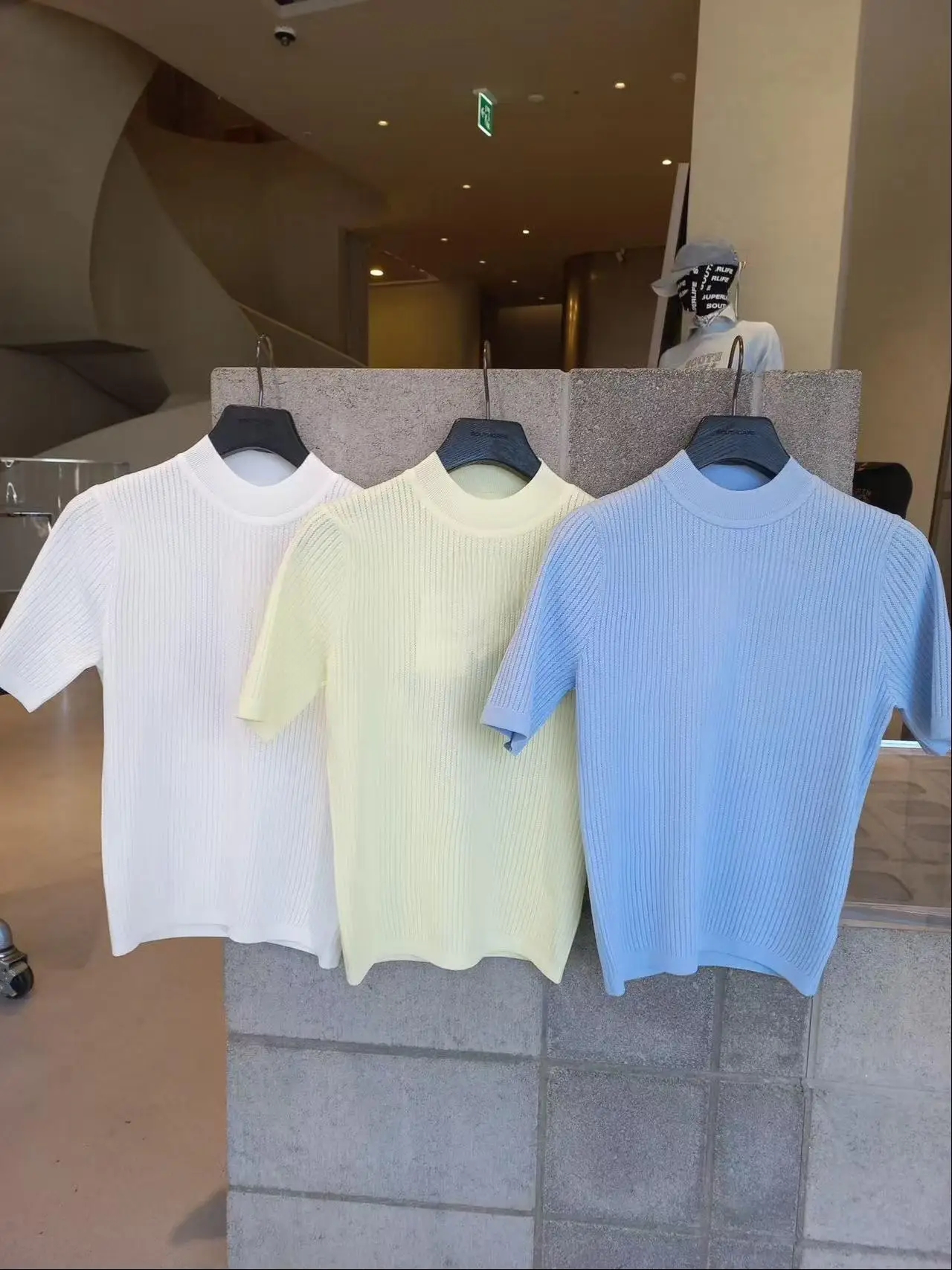 2026 Women Golf Knitted Short Sleeve Top Elastic Slim Fit Blouse Fashion Athletic Casual Sports Baseball Tee