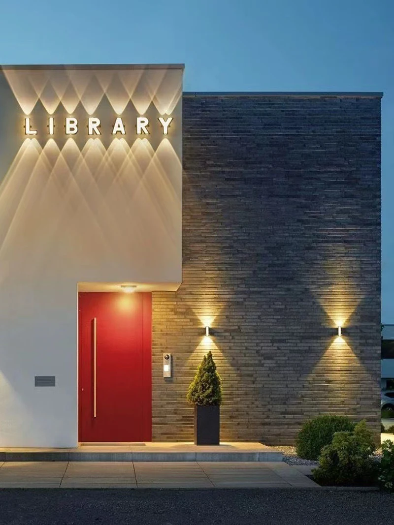 Outdoor IP65 Waterproof Wall Light Indoor Lighting Home Decor Advertising Words for Shop Restaurant 26 Letters Model Wall Lamp view 6