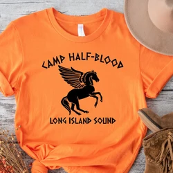 Camp Jupiter Cotton Women Graphic T Shirt Half Blood Chronicles Branches Percy Jackson Orange Unisex T-shirt Halloween Clothes