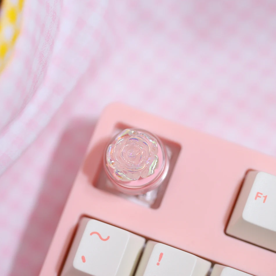 Custom Flower Keycaps DIY Creative WASD Gaming Keyboard for Cherry MX Switch Mechanical Keyboard Keycap Universal Accessories