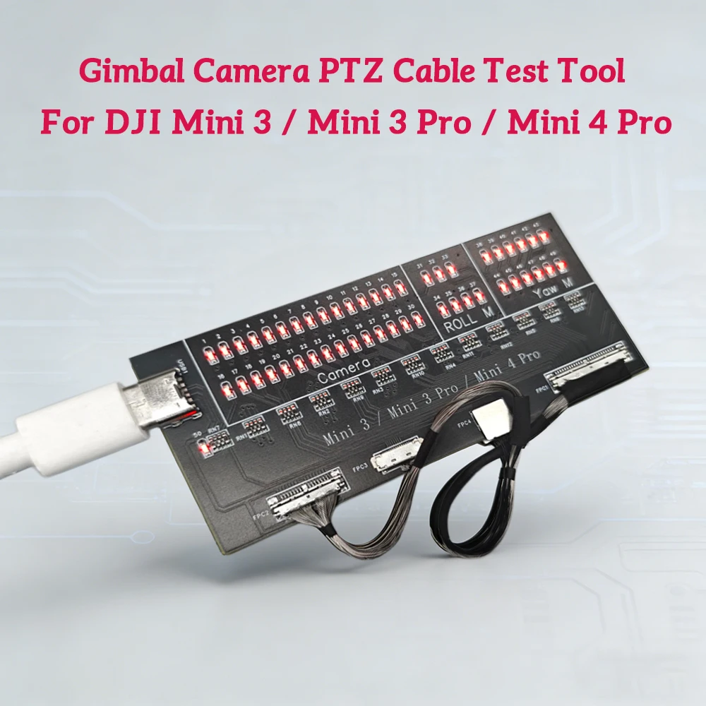 Brand New Gimbal Camera PTZ Cable Test Board For DJI Mini 3/Mini 3 Pro/Mini 4 Pro Line Test Tool Repair Parts In Stock