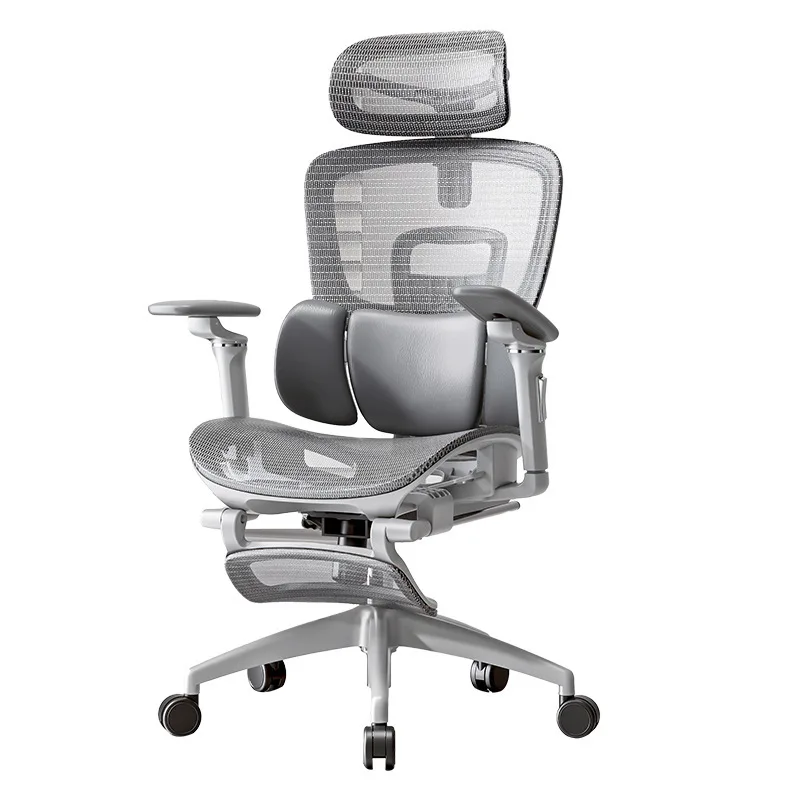 Netzstuhl, ergonomischer Büro-Schreibtischstuhl mit Lordosenstütze, drehbar, rollend, für Zuhause, Büro, Computerraum, Sedia Da Scrivania Furniture