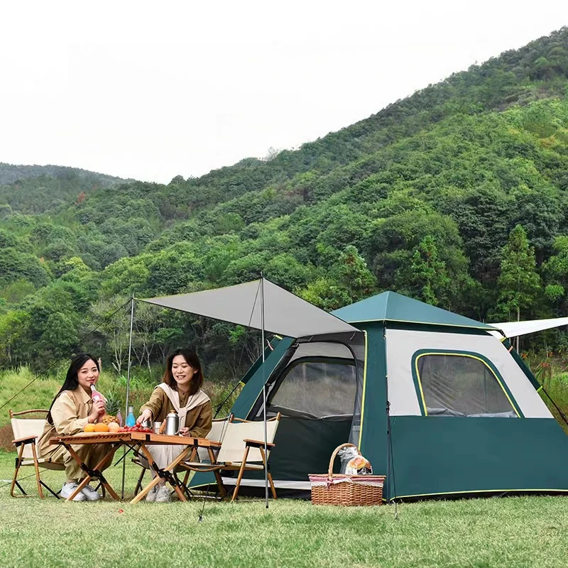 

Light-Weight Sunshade Camping Tent Windbreaker Folding Waterproof Camping Tent Automatic Sleep Tentes De Voyage Outdoor Tools