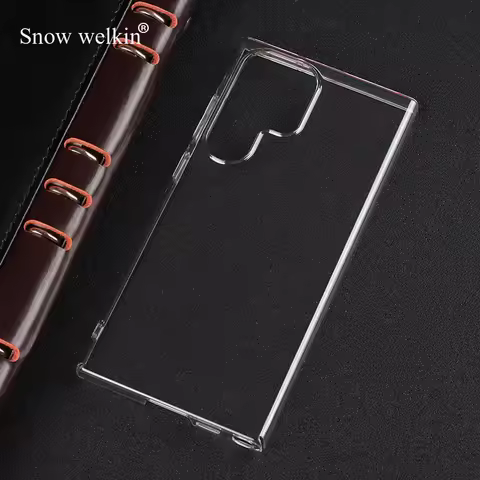 Hard Plastic Crystal Transparency Case For Samsung Galaxy S23 S22 S21 S20 S8 S9 S10 S10E Pro Plus FE Ultra Clear Back Cover