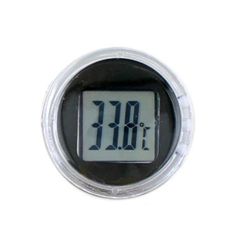 Draagbare motorfietsstuurmeter Elektronische automatische klok Horloges Thermometer Digitaal display Dashboardmeter Klok T3EF