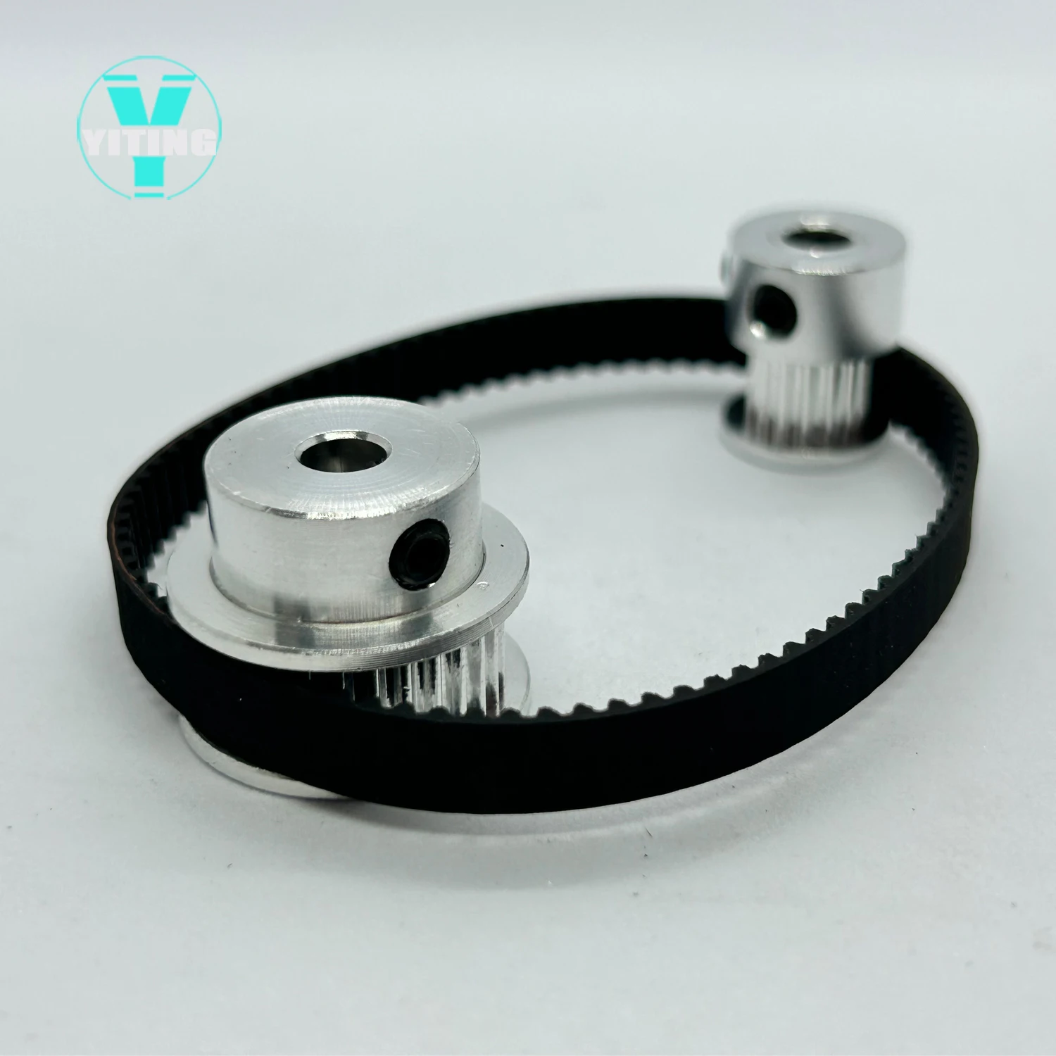 2GT 2M 30Teeth 15T  GT2 15Teeth 30T Timing Belt Pulley Set Belt Width 6mm Bore 5-8mm  2:1 Wheel Synchronous Pulley Belt Kit