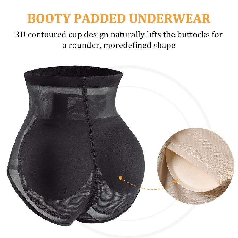 Women Body Shaper Strong Compression Underwear Belly Shaping High Waist Cinched Inner Pants Shapewear Butt Lifting Panties - view 6