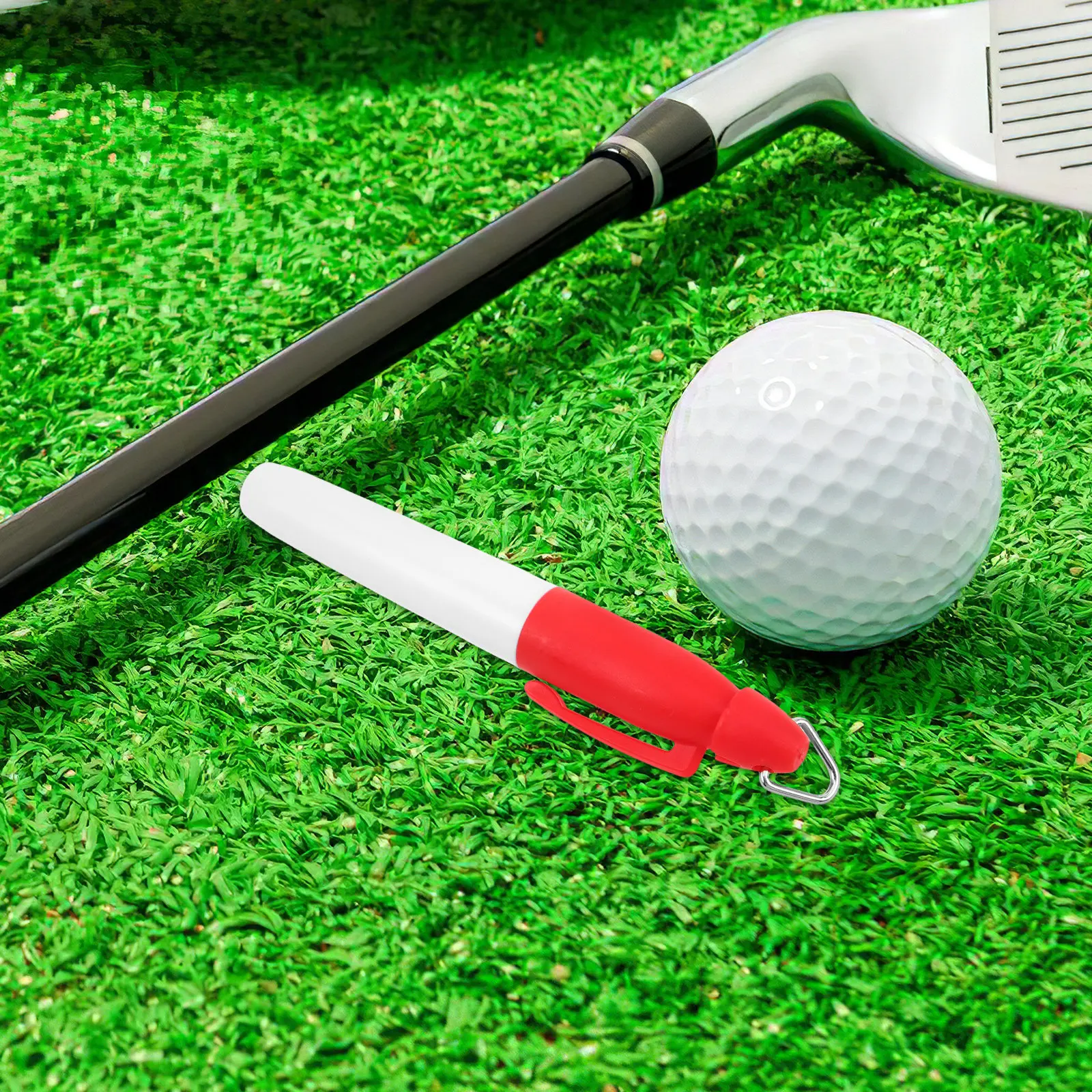 

Набор для маркировки мячей для гольфа, 6 шт., с чернилами на масляной основе, дизайн в виде брелока, для точного рисования линий, идентификации и тренировок