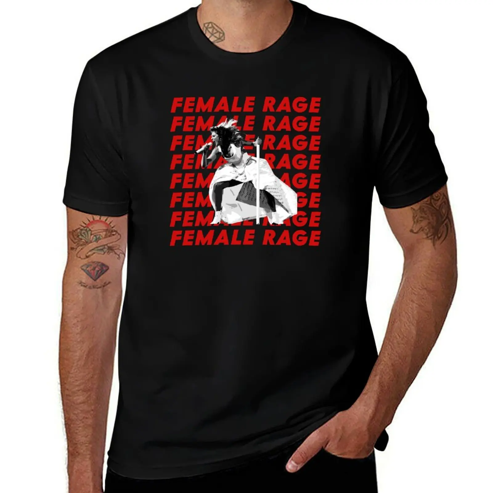 FEMALE RAGE THE ERAS T-Shirt for a boy rapper graphic tees mens graphic t-shirts funny