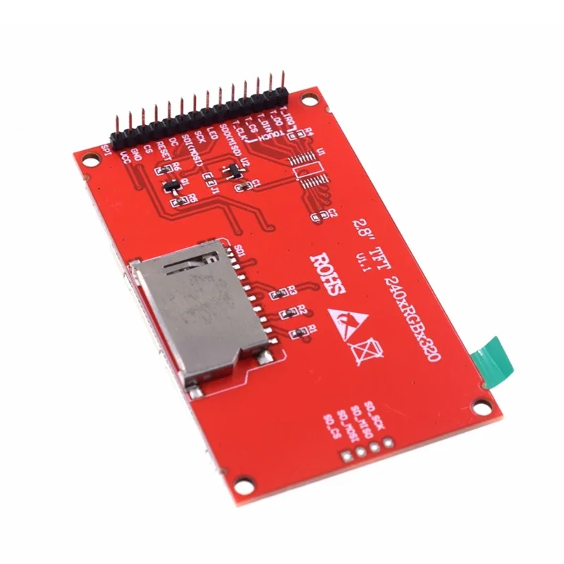 240x320 2.8" SPI TFT LCD Touch Panel Serial Port Module With PBC ILI9341 2.8 Inch SPI Serial White LED Display with Touch