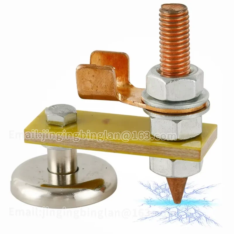 Welding head for electric welding grounding Magnetic welding fixed grounding clip Single strong magnetic bracket