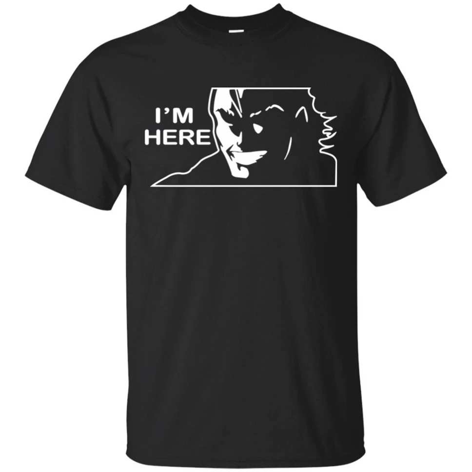 All Might-Camiseta de Boku No Hero, camisa de My Academia, sono qui, S, M, L, Xl, 3Xl, de talla grande O-collo da uomo di marca en algodón