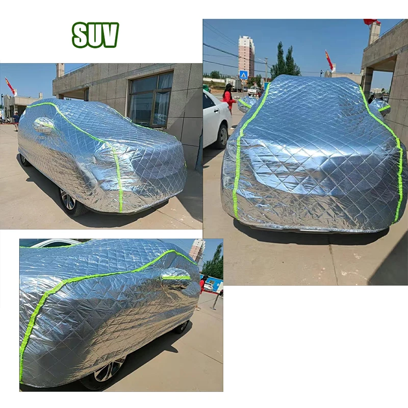 Car Cover Thick Universal Covers Outdoor Waterproof Winter Cars Exterior Awning Sun Protection Snow Hail Dust Proof Accessories
