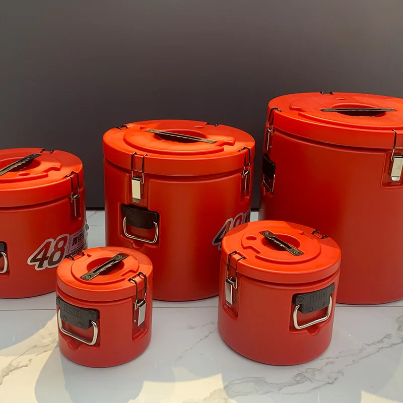 Cooler box 5-piece set Round cooler box set Keep hot and cold Fashion Cooler box ice