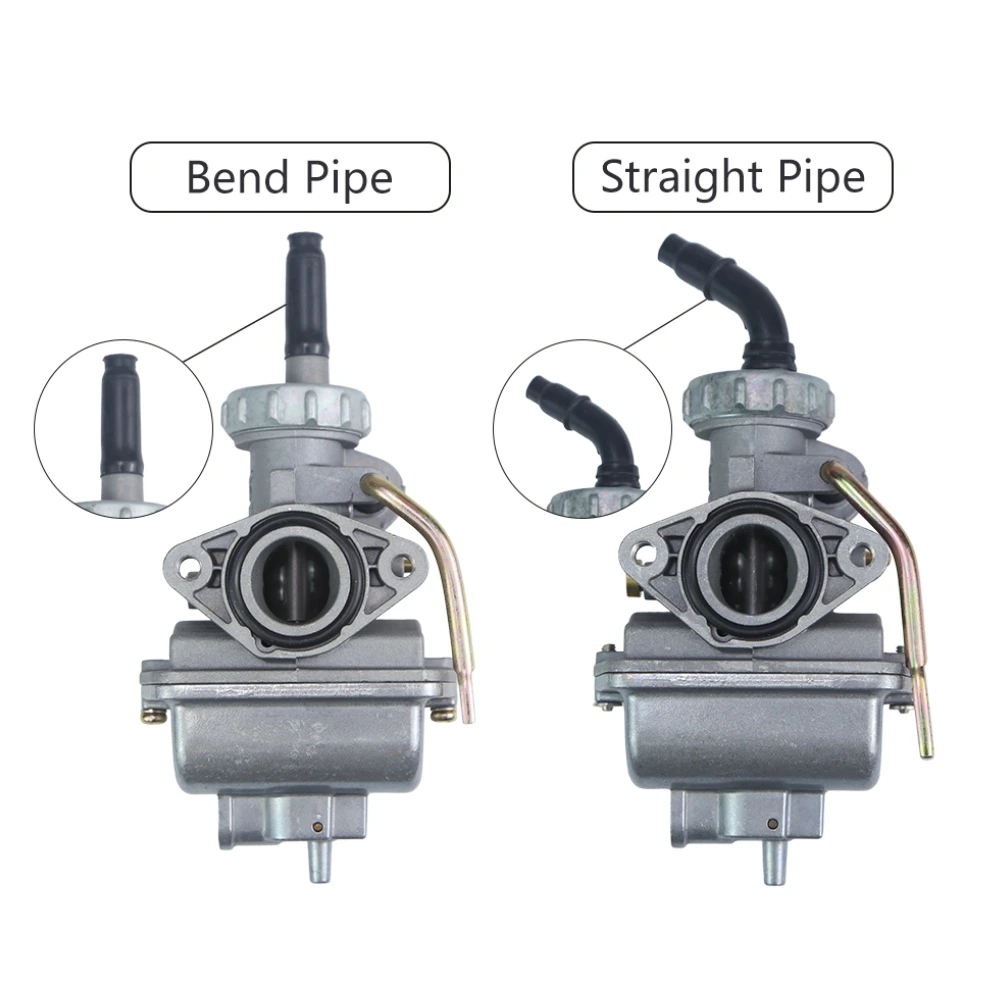 AliExpress NONE PZ20 Carburetor Replacement 20mm Bend Straight Pipe For 50cc-110cc ATV Quad Dirt Pit Bike