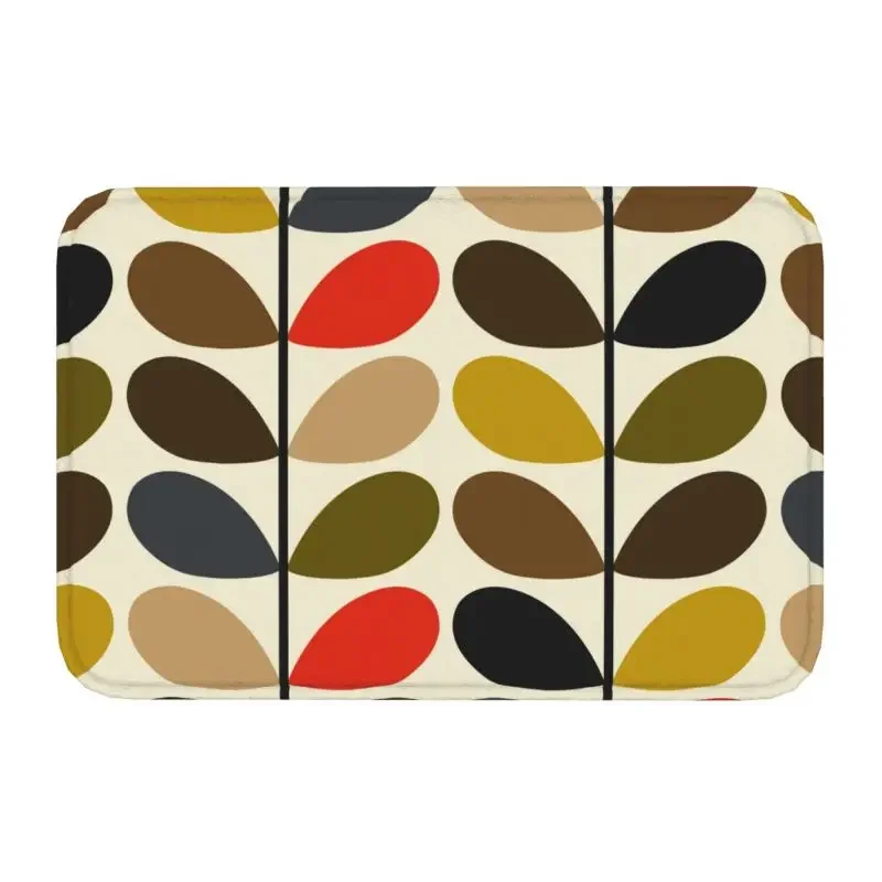 Orla Kiely Abstract Multi Stem Front Floor Door Entrance Mat Mid Century Scandinavian Geometric Room Doormat Garden Carpet Rug