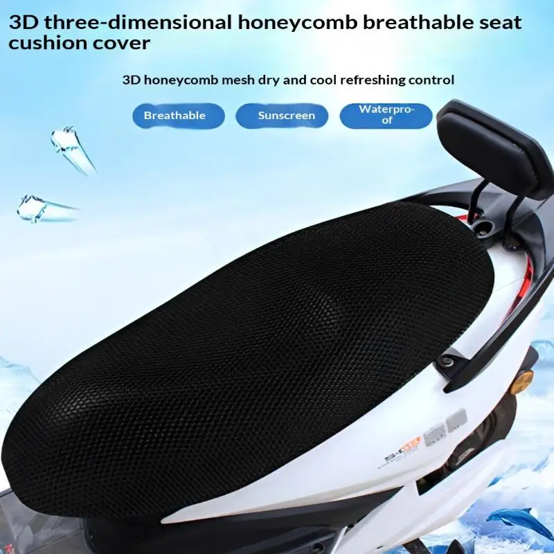 Anti-Slip 3D Mesh Fabric Seat Cover Breathable Waterproof Seat Covers M-3XL Size