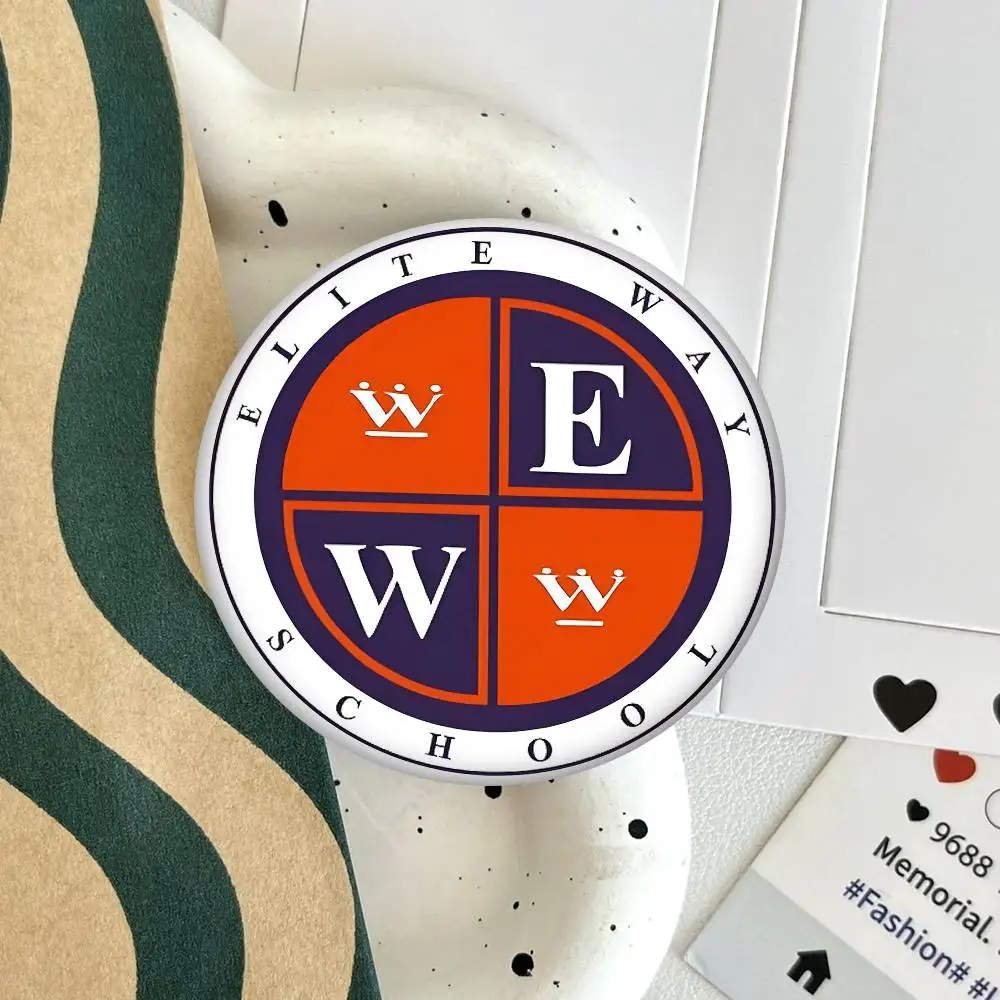 Elite Way School Rebelde Way Round Badge Lapel Pin Backpack Clothing Jewelry Accessories Gift Brooch