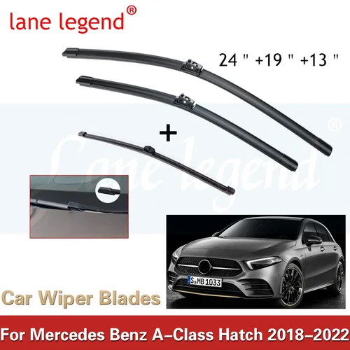 Escobilla limpiaparabrisas delantera y trasera para Mercedes Benz Clase A W177 2018 - 2022, accesorios para parabrisas A180 A200 A220 A250 180 2019