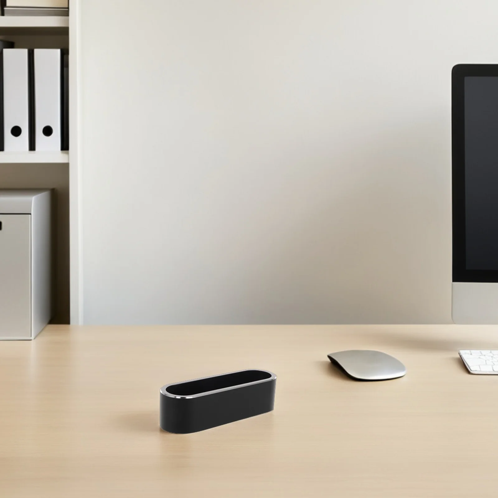 سبائك الألومنيوم حامل بطاقة الأعمال المعدنية منظم سطح المكتب سعة كبيرة بطاقة العمل عرض موقف مكتب السفر