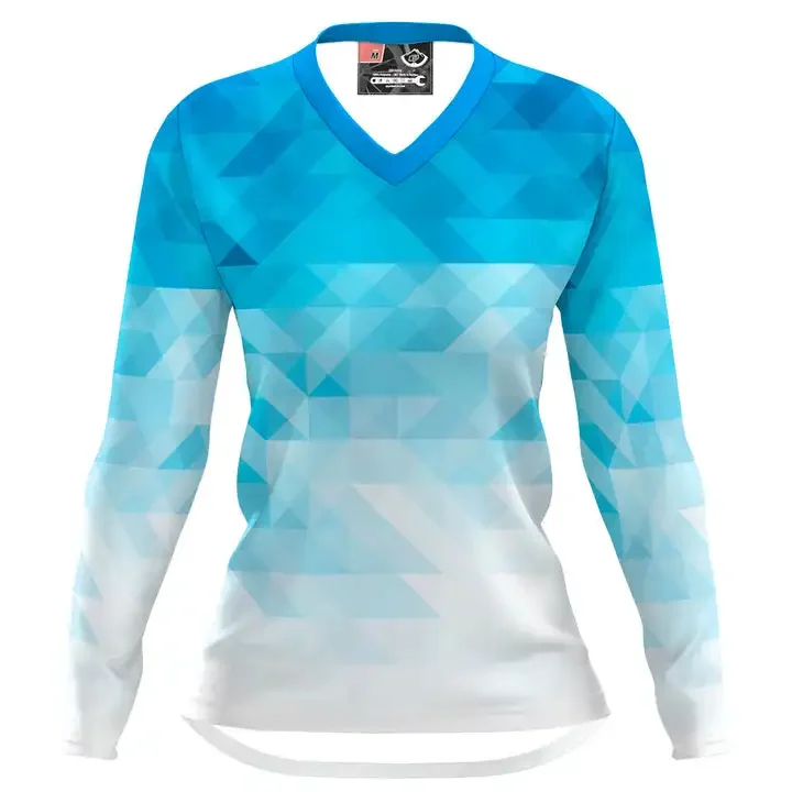 

Женская одежда, трикотаж для езды на шоссейном велосипеде, с длинными рукавами, MTB, эндуро, мотоциклетный трикотаж, рубашка для скоростного спуска на велосипеде