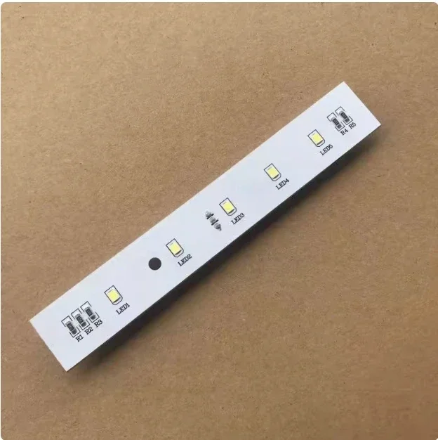 LD631-5-MD-009 17431000000072 502410010020    Para refrigerador Midea, tablero LED Universal, piezas de luz LED DC12V