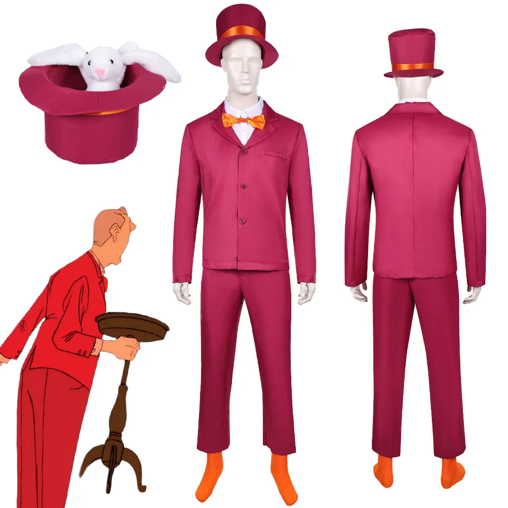 

The Illusionist L'Illusionniste Cosplay Fantasy Clothing 2010 Movie Magician Costume Disguise Men Roleplay Fantasia Party Outfit