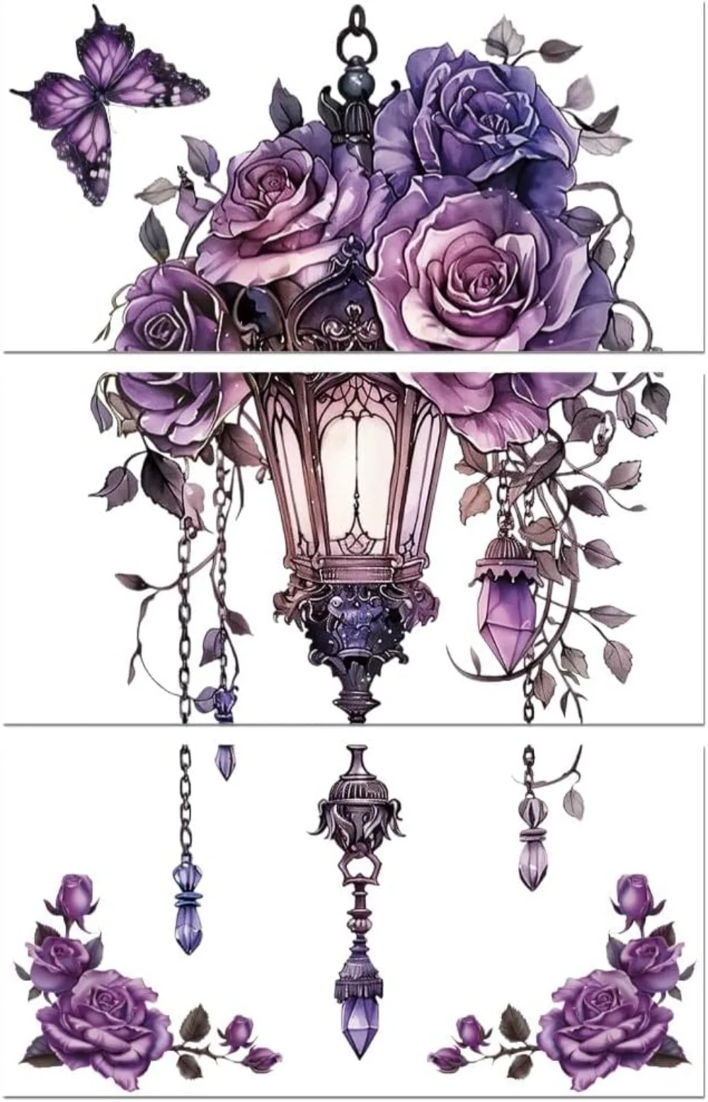 Натирающая наклейка для переноса мебели, декора, 6 