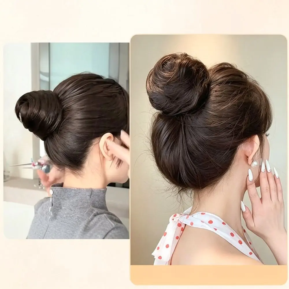 Birds Nest Expansion Clip Synthetic Hair Bun Messy Updo Hairpiece Natural Looking Styling Tool Fashion Hair Accessory For Daily