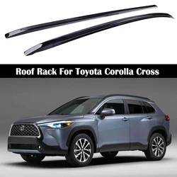 Car Roof Rack For Toyota Corolla Cross 2020-2024 Rails Bar Luggage Carrier Bars top Cross bar Rack Rail Boxes Aluminum alloy