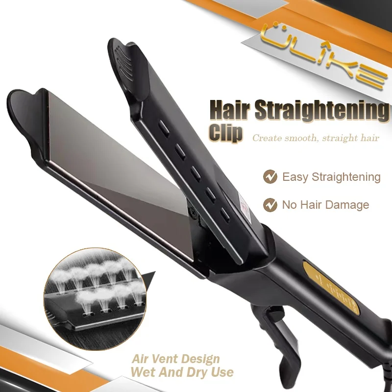 

Updated Professional Flat Iron - Effortless Hair Straightener, Salon-Quality Straightening, Anti-Frizz Smooth Styling Tool