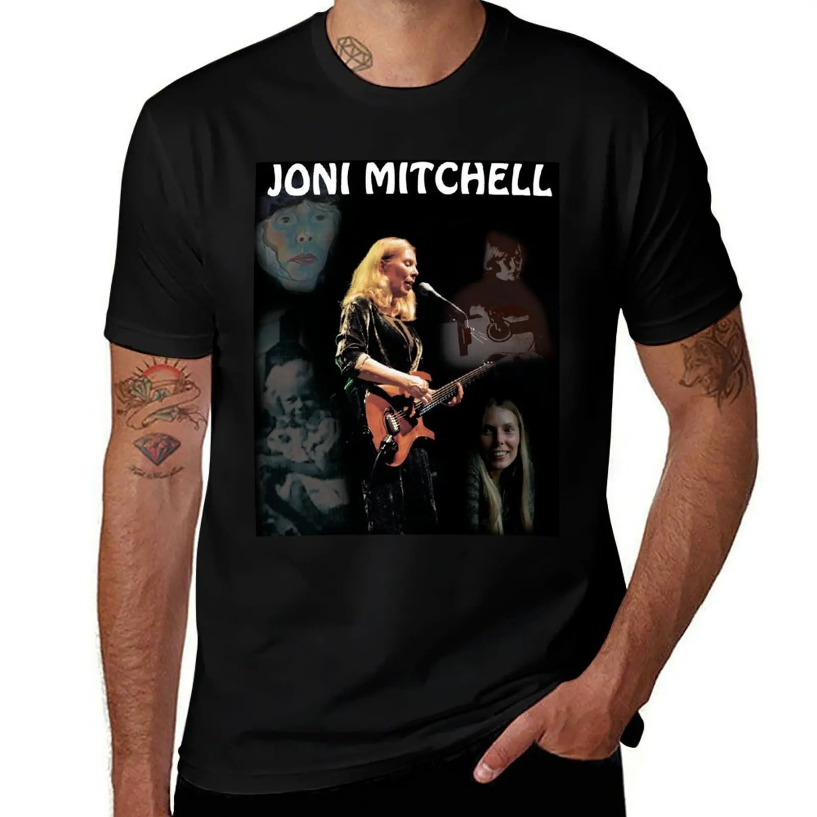 Joni Mitchell Legend Singer T-Shirt UV Protection Outdoor Tee Shirt