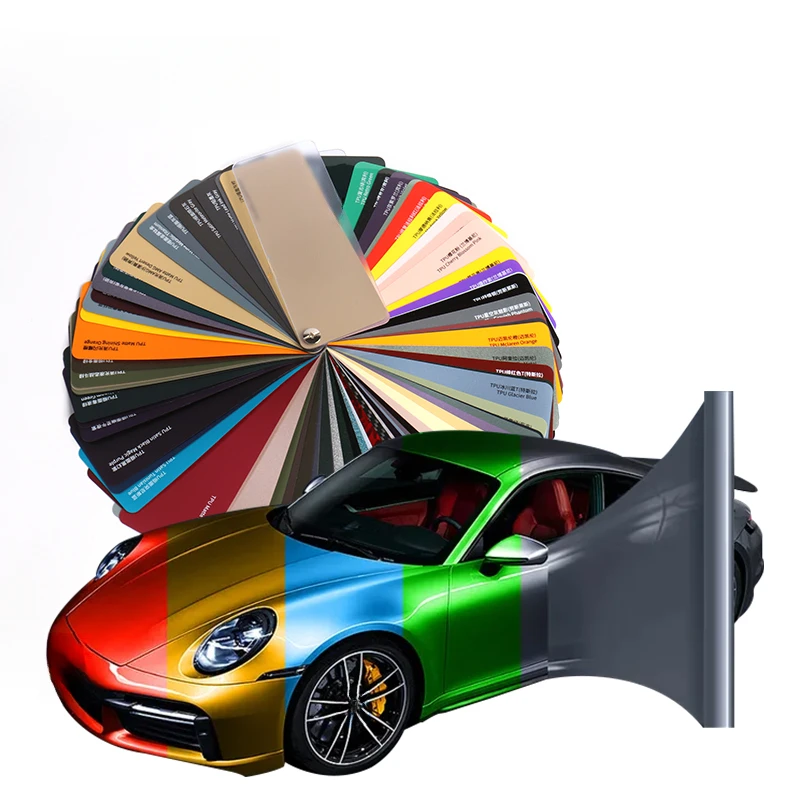 

High Quality Wholesale Matte TPU Vinyl Wrap Self Healing Color Changing Film For Auto Body