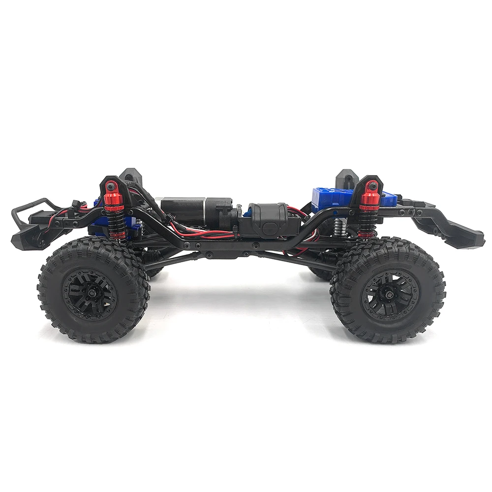 MIBIDAO 금속 합금 충격 흡수 댐퍼, 1/18 TRX-4M 브롱코 디펜더 RC 크롤러 자동차 트럭 모델 업그레이드 부품, 52mm, 4 개