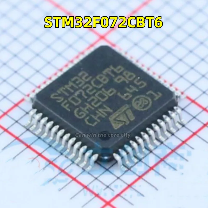 

1-100 PCS/LOT Original Genuine STM32F072CBT6 LQFP-48 ARM Cortex-M0 32-bit Microcontroller-MCU