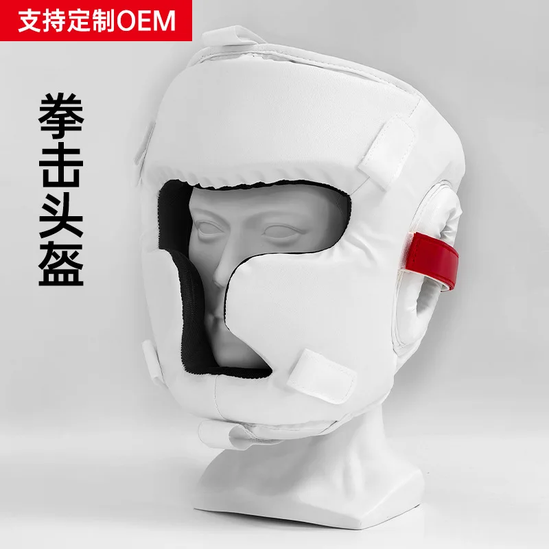Boxing helmet, combat head protection, practical training, Sanda, Muay Thai competition, head protection cover
