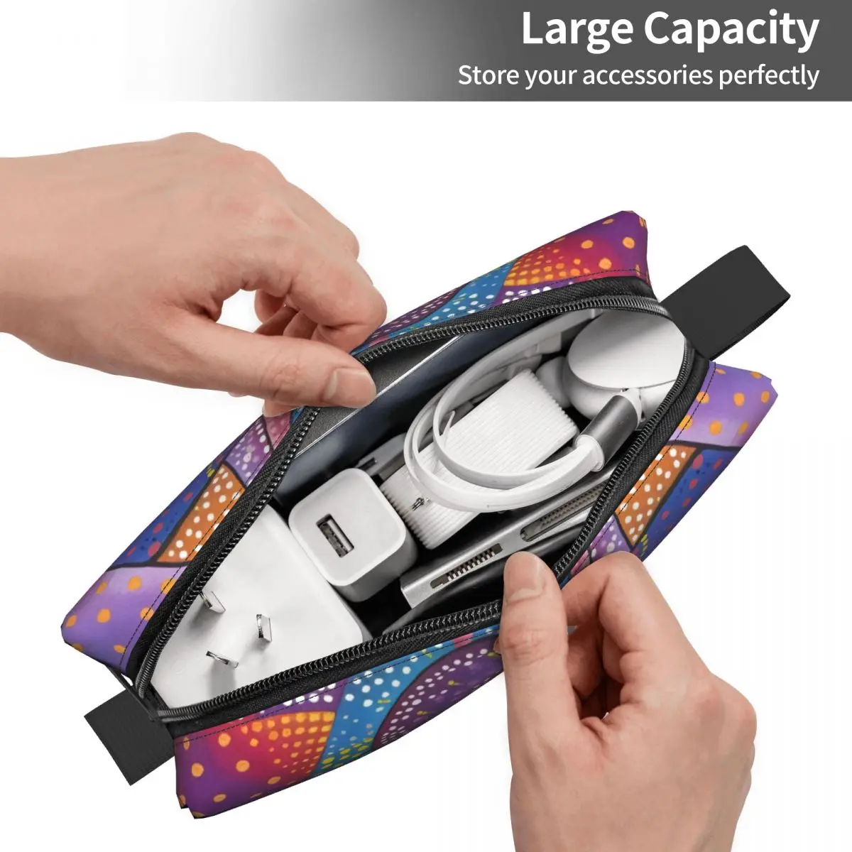 Custom Sydney Opera House Cosmetic Bag Women Kawaii Big Capacity Abstract Art Makeup Case Beauty Storage Toiletry Bags