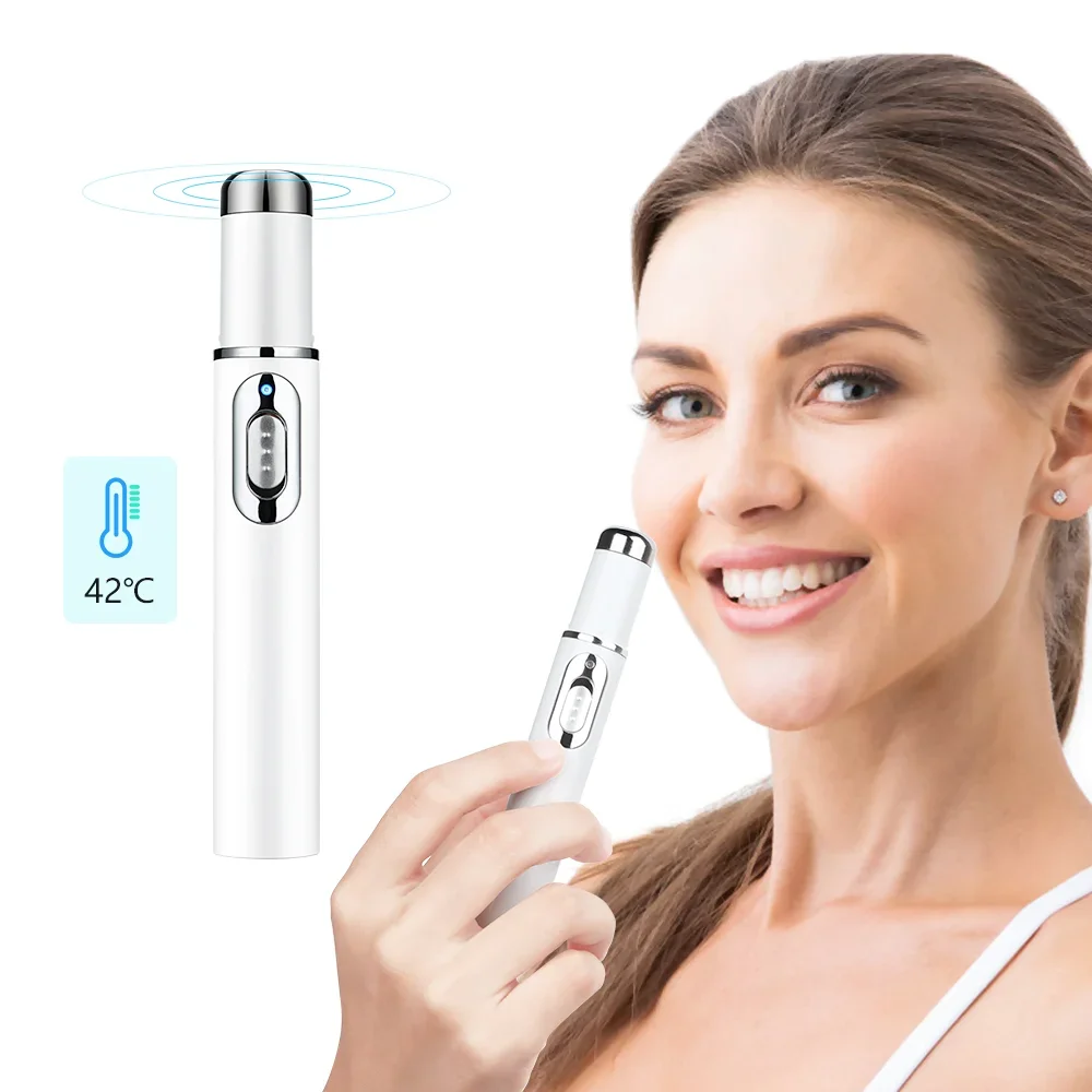 Blue Light Therapy Eye Massager with Vibration, Smart Eye Care Device to & Refresh Appearance, Portable Design