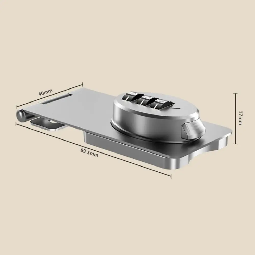 Fechadura simples de porta de armário de 3 dígitos, proteção com código antiferrugem, abs e aço inoxidável, firme, fechadura de segurança para bebês, armário