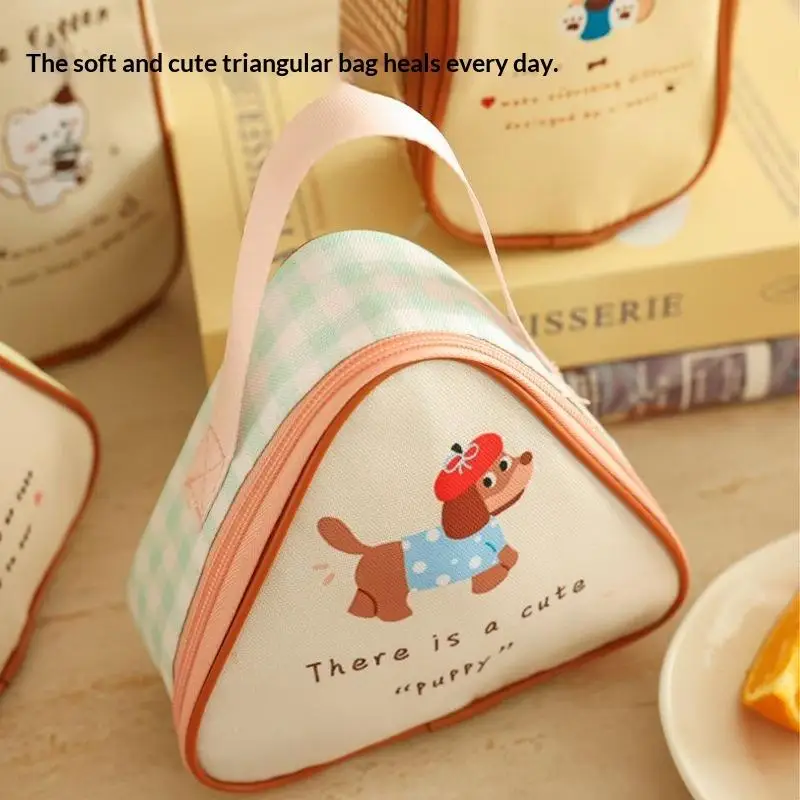 Cute Cartoon Insulated Lunch Tote Bag Portable Reusable Thermal Handbag Food Storage Container For Kids Women School Work Picnic