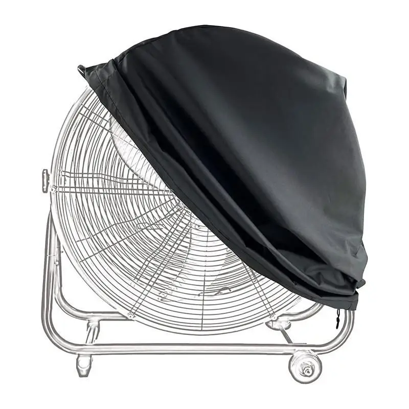 【M】Industrial Outdoor Fan Cover Oxford Fabric Silver Coated Waterproof UV Dust Proof Fit Heavy Duty Protective Case
