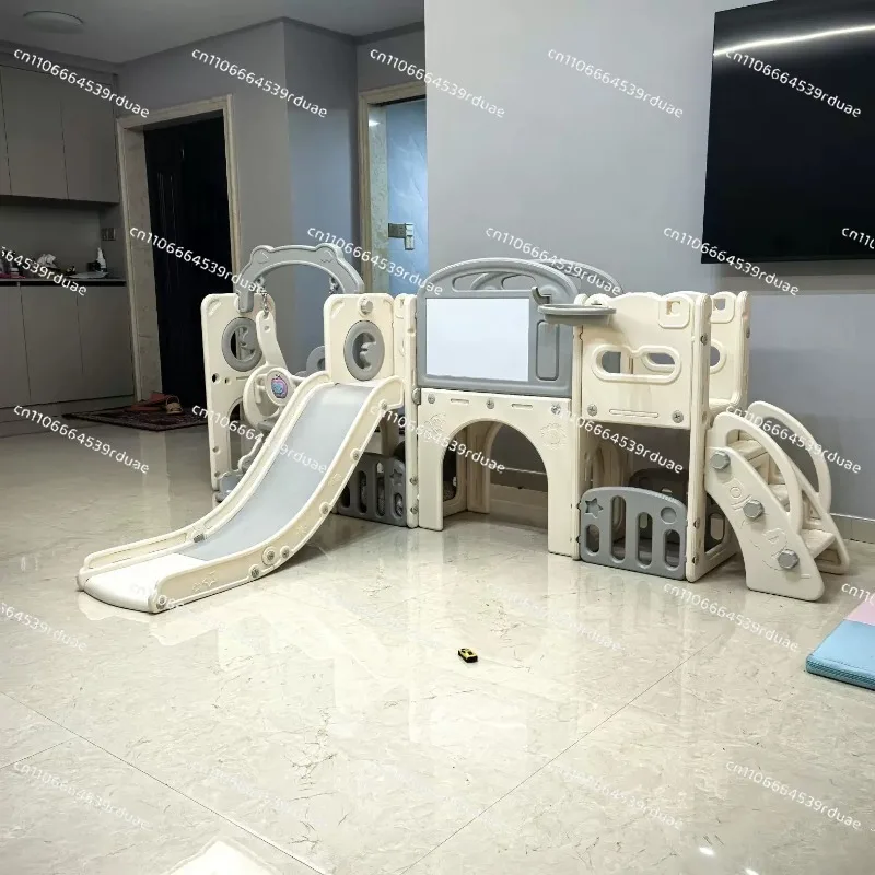 Indoor Kids Slide Swing Climber Combination Toy Ages 1-7 Birthday Gift Slide for Children Indoor and Household Children's Slide
