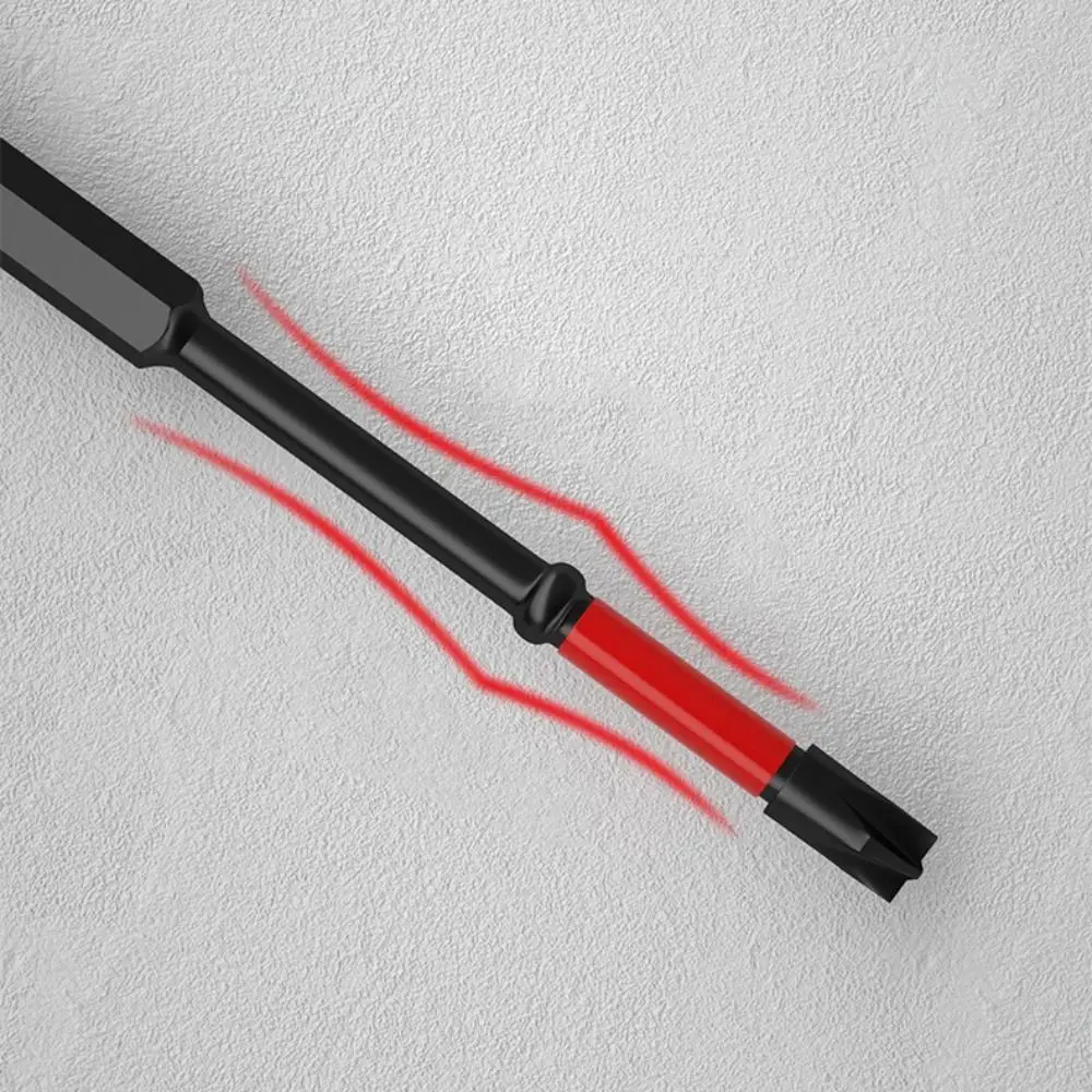 5/10Pcs 1/4 Inch Lmpact Screwdriver Bit Set Hex Shank Magnetic Cross Slot Screw Driver Bit 65/110mm Electric Screwdrivers