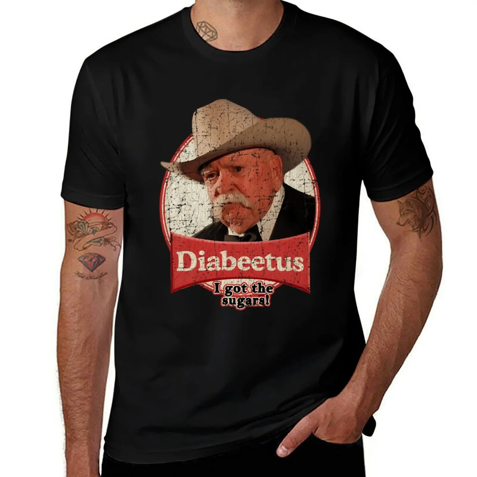 

Diabeetus T-Shirt sports fans boys whites oversized graphic tee black t shirts for men